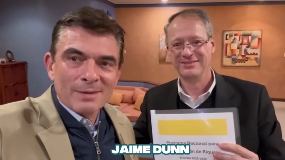 Rodrigo Paz anuncia integrar el programa de Jaime Dunn a su propuesta de gobierno