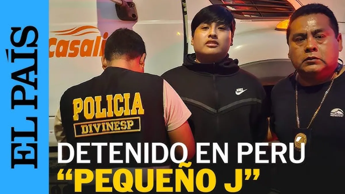 Aprehenden al 'Pequeño J' en Lima después de cruzar por Bolivia