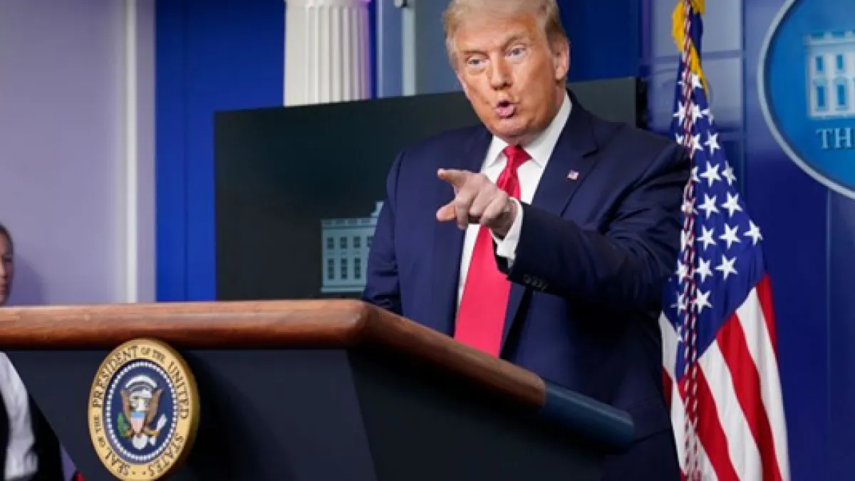 Trump avisa a Hamás que será "completamente aniquilado" si insiste en permanecer en el poder en Gaza