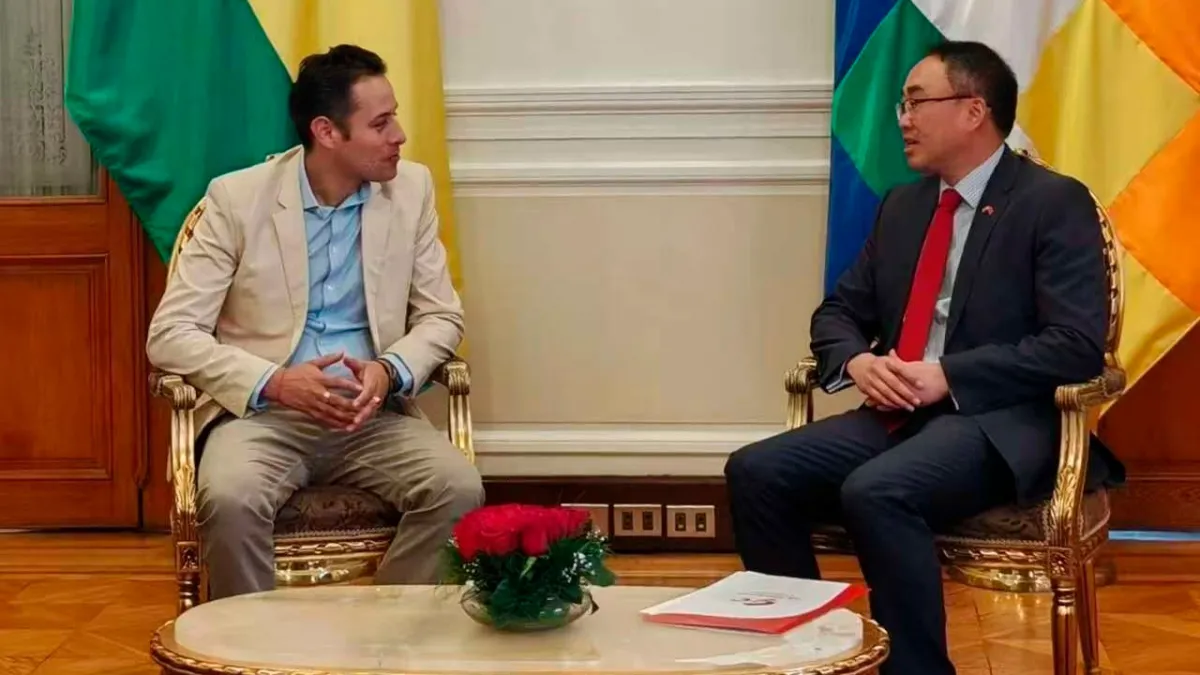 Edmand Lara se reunió con el embajador de China