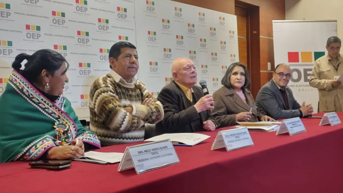 El TSE lanza convocatoria para las subnacionales y espera que recursos no afecten el calendario electoral