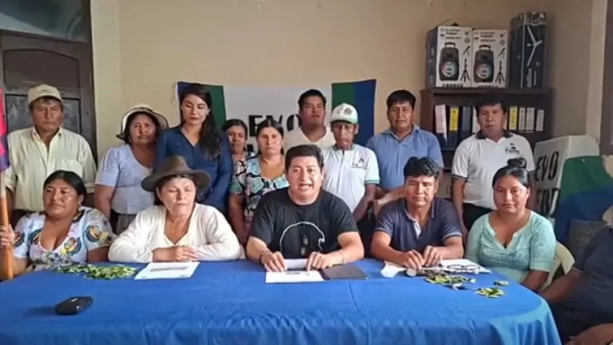 Dirigente ‘evista’ acusa al Ministro de Gobierno de operar contra Morales y el Trópico de Cochabamba